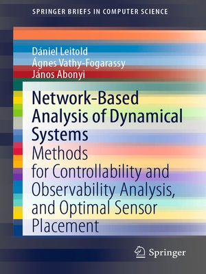 cover image of Network-Based Analysis of Dynamical Systems